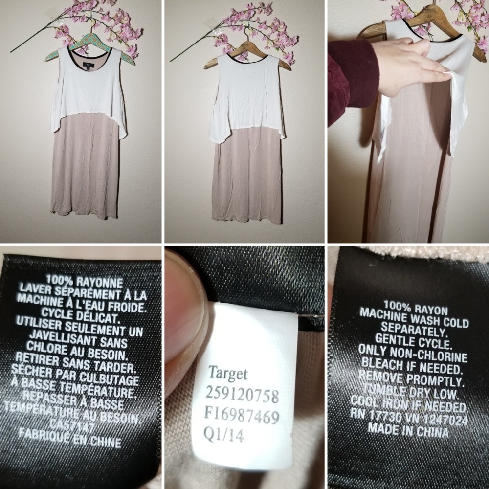 Mossimo Rayon color block Flowy Dress - Picture 6 of 9